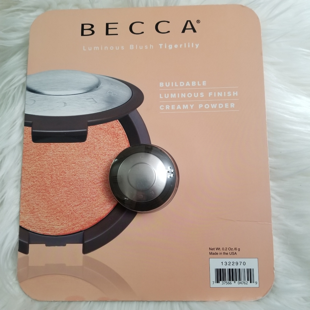 NIB BECCA Luminous Blush Tigerlilly Creamy Powder… - Picture 5 of 6